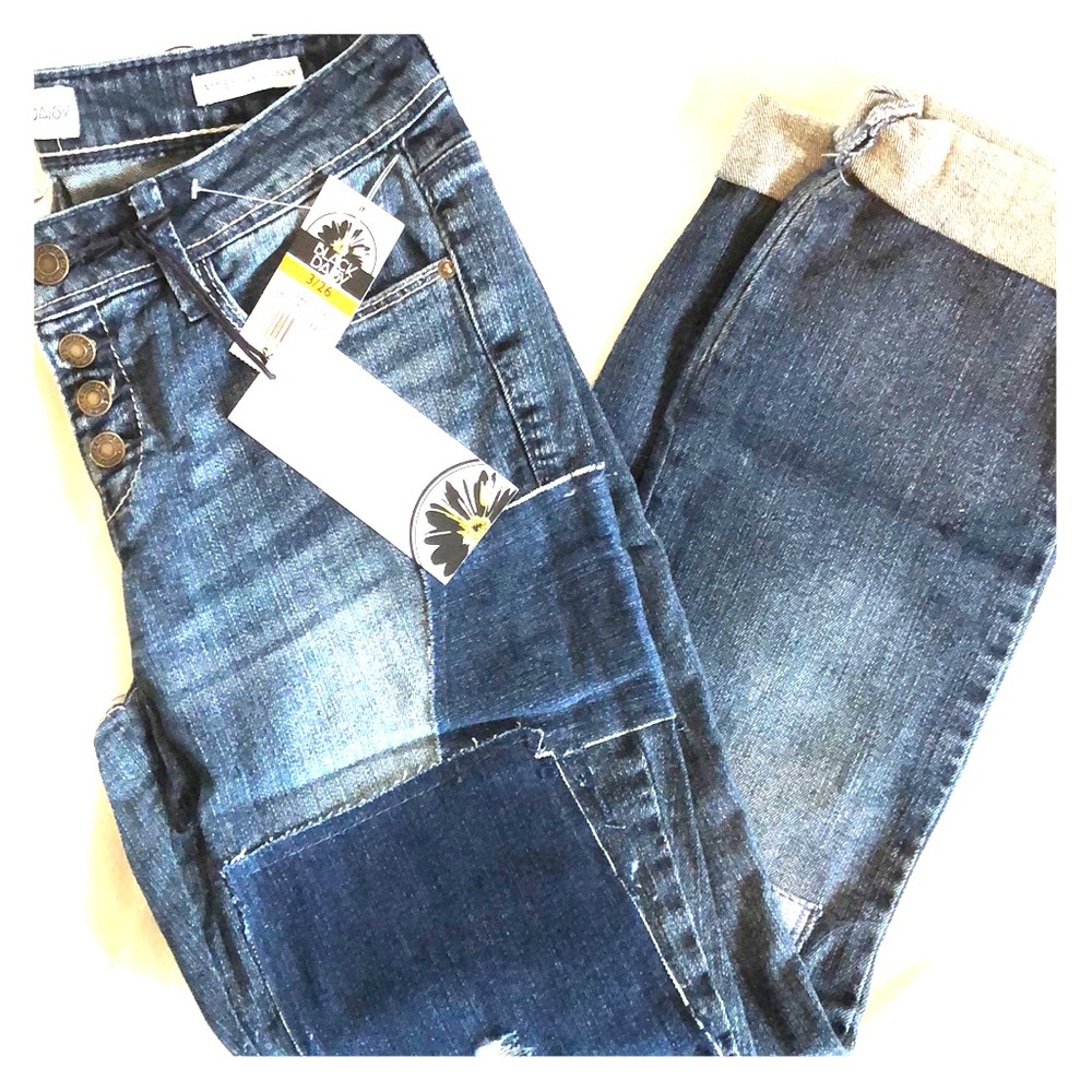 Black Daisy Jeans